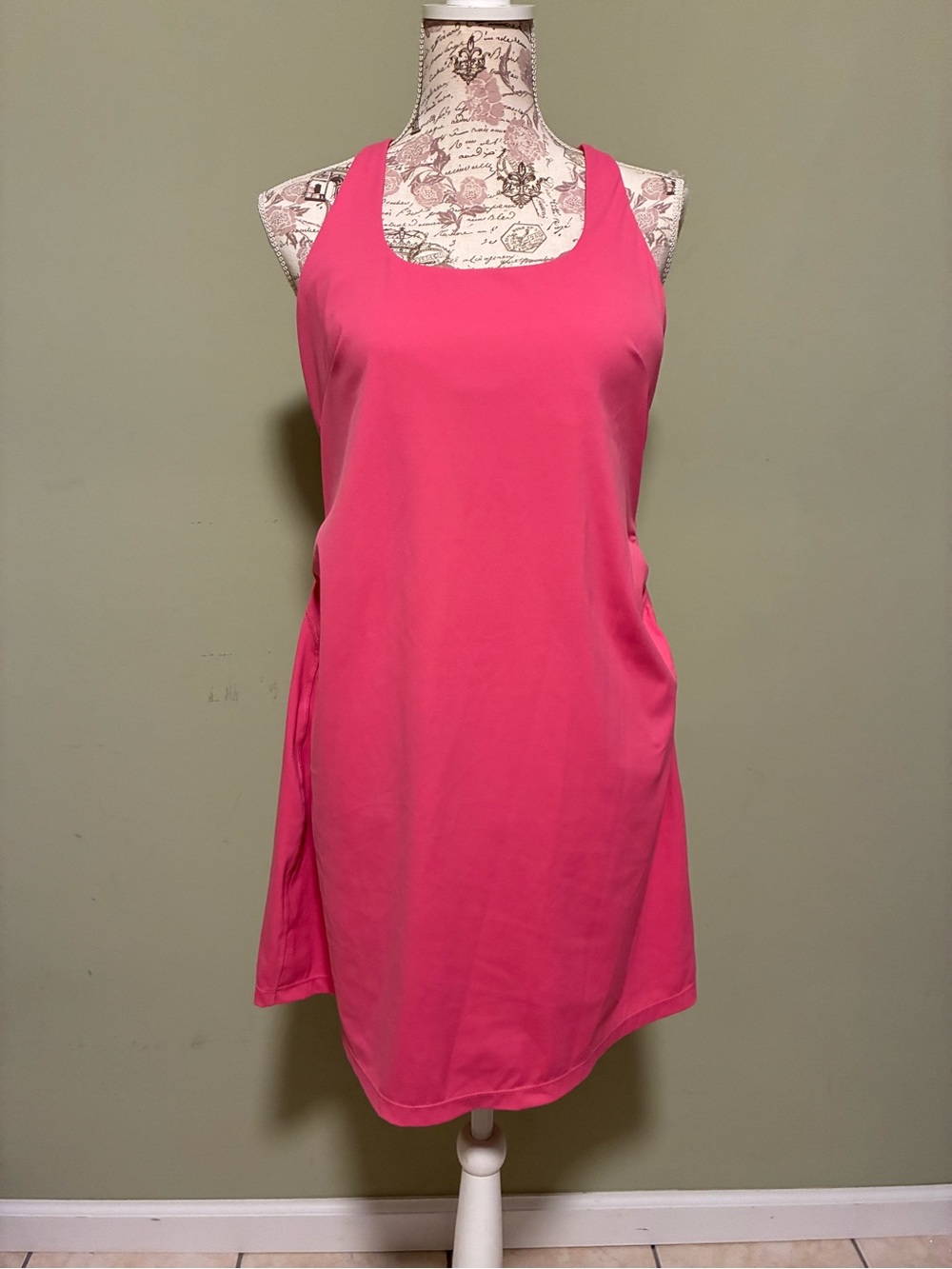 Racerback Pink Slip Chemise